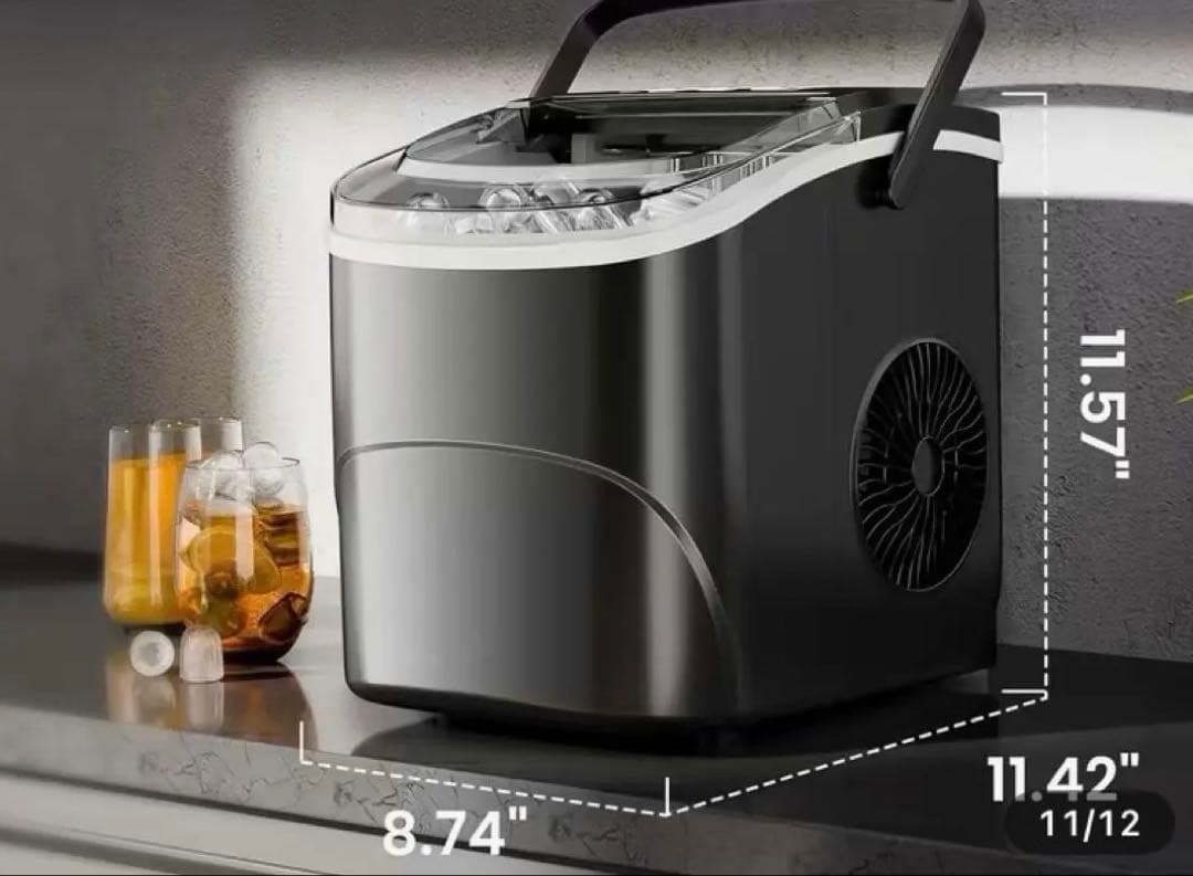 「値下しました」　【新品未開封】小型製氷機 (12kg/24h )