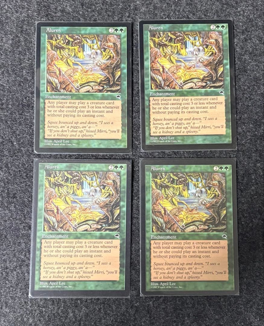 MTG 魔の魅惑　英語版　4枚セット