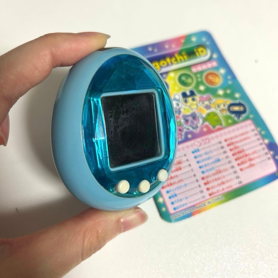 Tamagotchi iD たまごっちid ブルー　動作確認済み・説明書付き