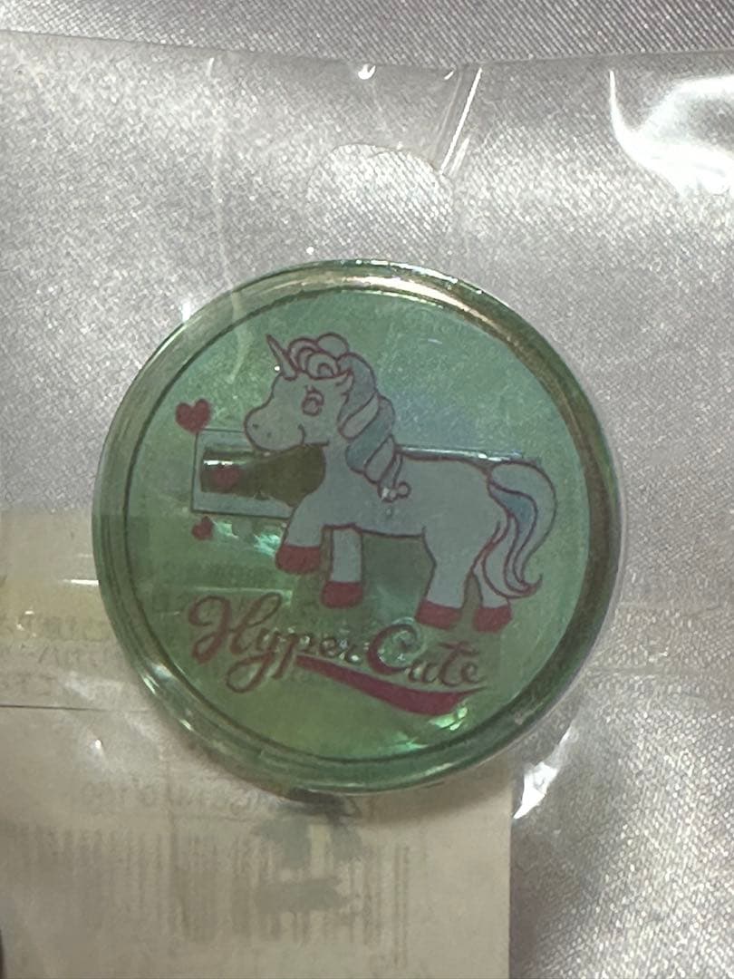 サンエックス　ユニコーン　オーロラバッジ　平成レトロ　san-x