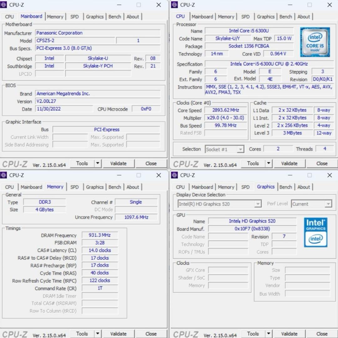 【すぐ使えます】Panasonic Let's note CF-SZ5