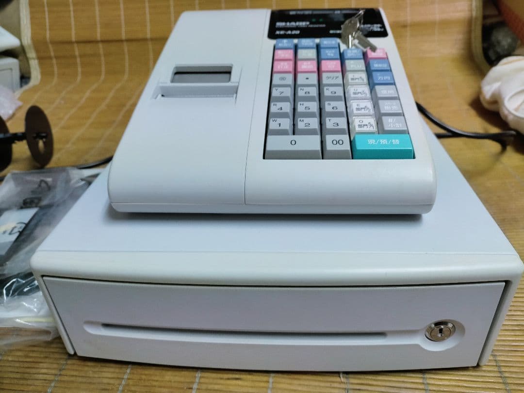 シャープレジスター　XE-A20　店名設定無料ロゴ可能機種　669100