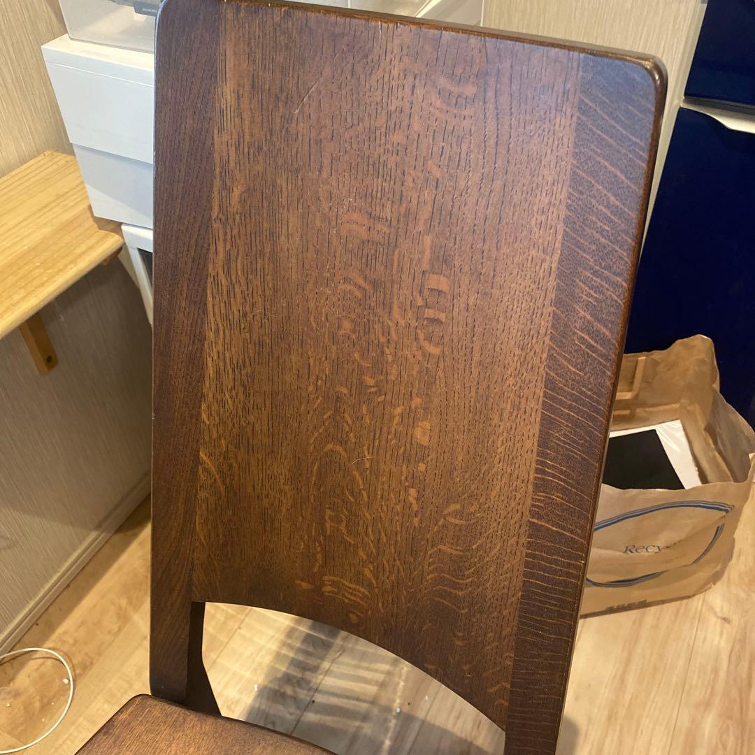 葉山家具　ダークブラウン木製シンプルチェア　直接の引き渡しを希望します。