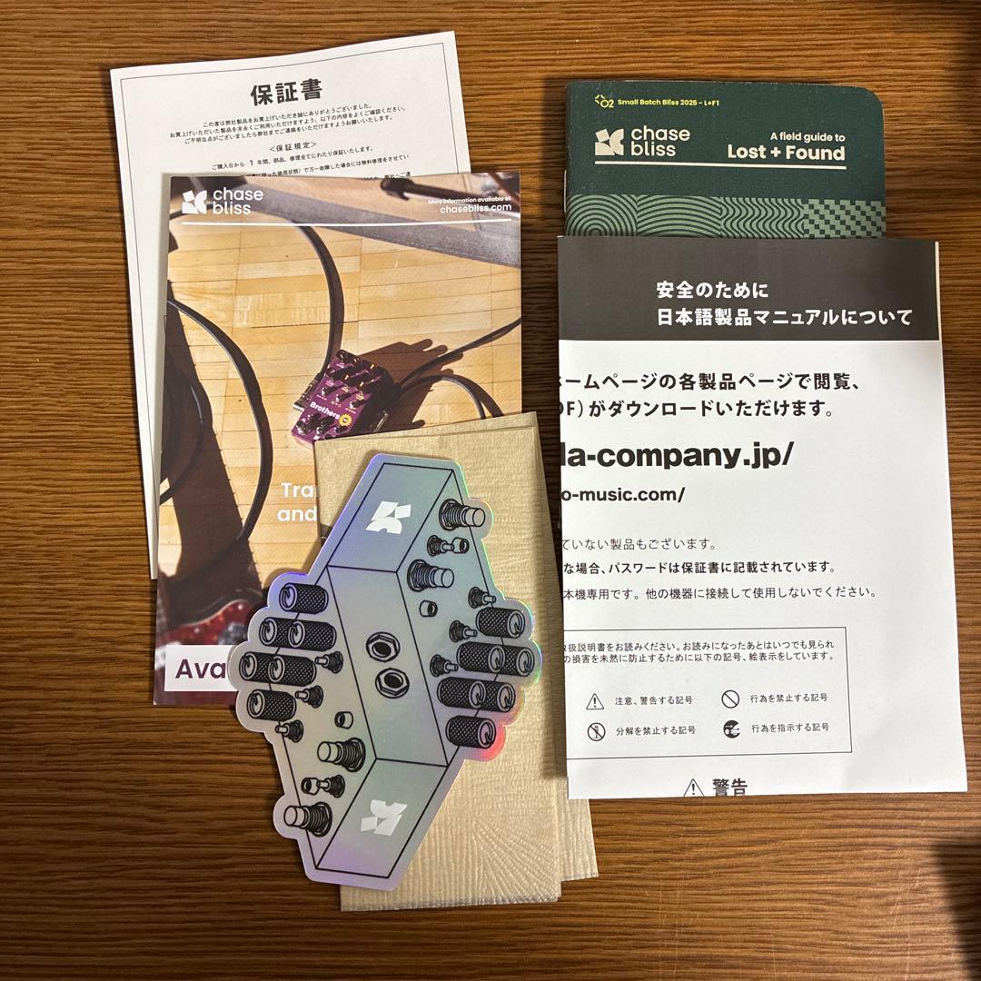 ギター chase bliss audio lost + found