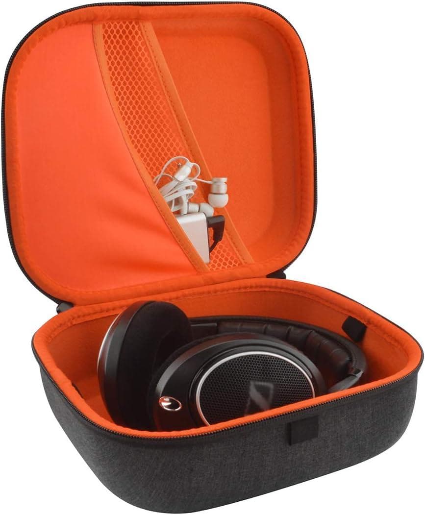 旅行用ヘッドホンケース ゼンハイザー各モデル対応 収納ポーチ付き 暗灰色