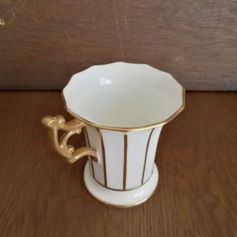 逸品　金彩装飾ハイハンドルC&S　アールデコ　Cauldon　英国アンティーク