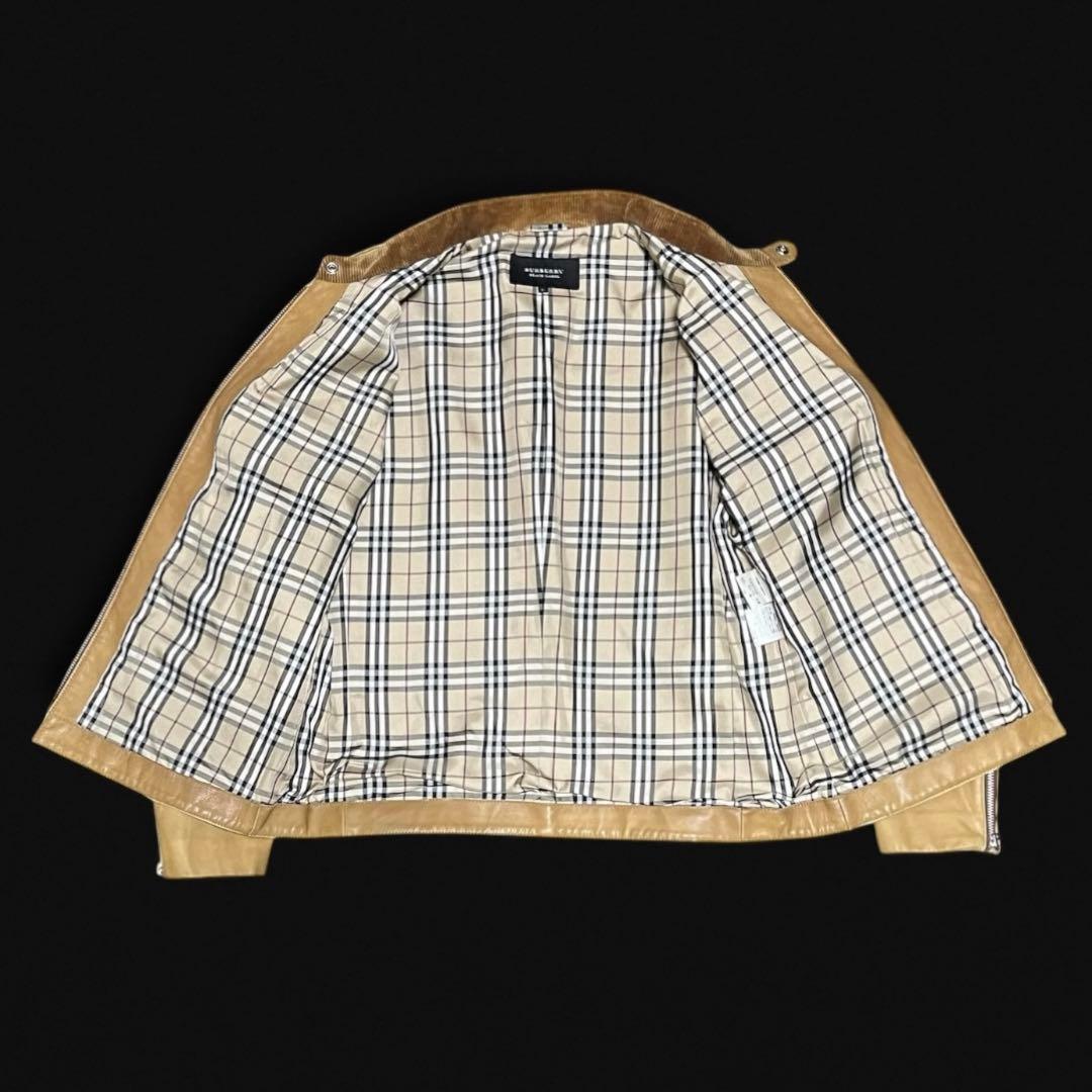 ジャケット・アウター BURBERRY BLACK LABEL Leather Riders L