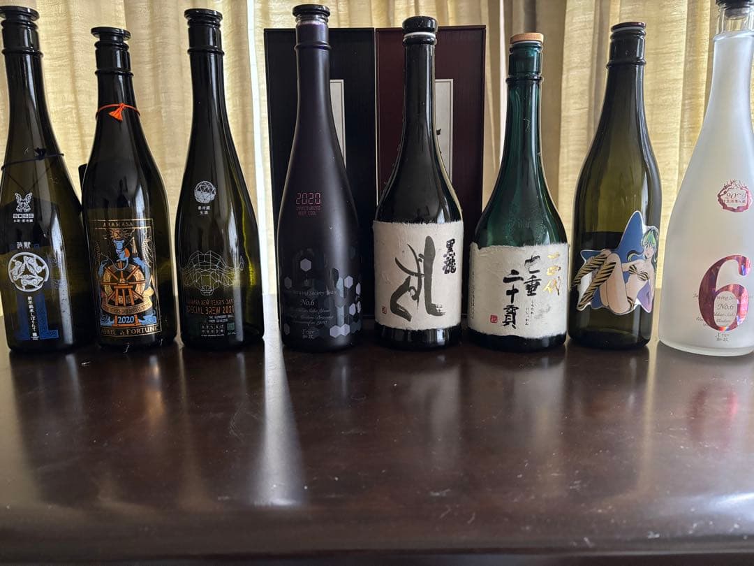 特別な日本酒セット 2019年・2020年空き瓶