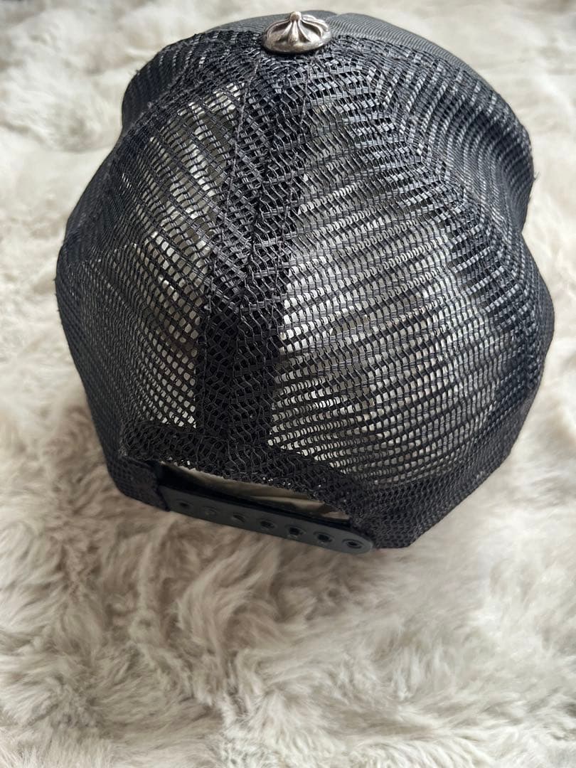 Chrome heartsメッシュ トラッカーキャップ黒　正規品