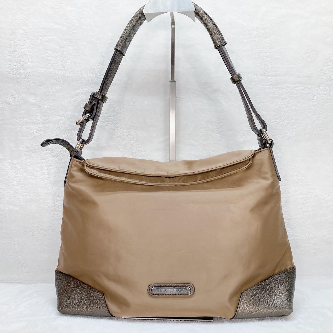 ✨美品✨BURBERRY バーバリー ワンショルダーバッグ ナイロン ロゴ