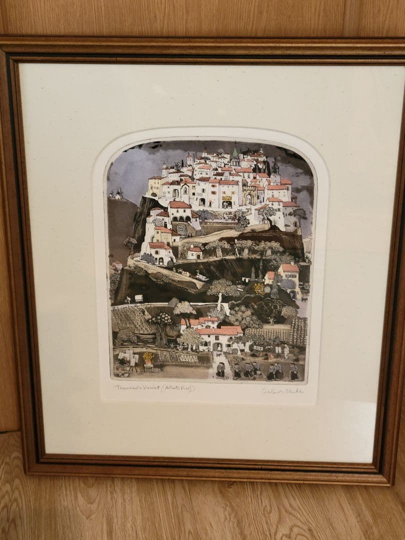 希少★グラハム クラーク★「ヴィンセントのひまわり」★銅版画彩色