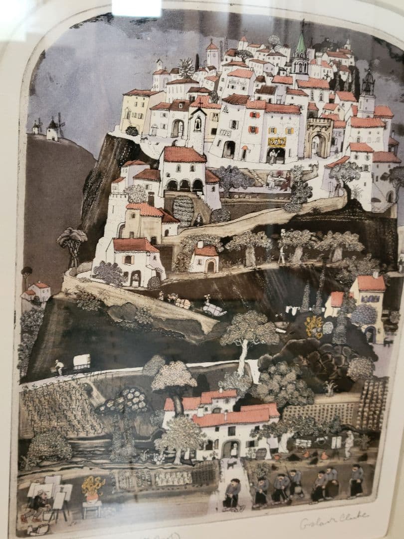 希少★グラハム クラーク★「ヴィンセントのひまわり」★銅版画彩色