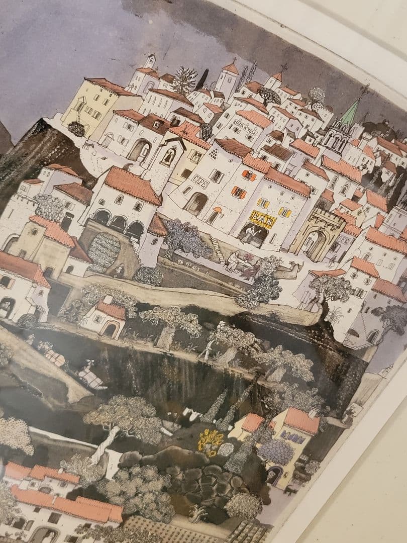 希少★グラハム クラーク★「ヴィンセントのひまわり」★銅版画彩色