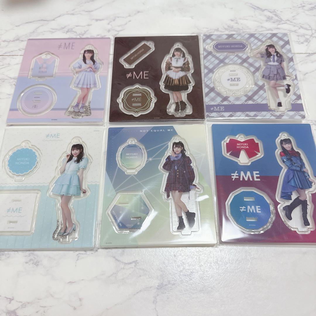 ≠ME ノイミー 本田珠由記 アクリルスタンド6点セット