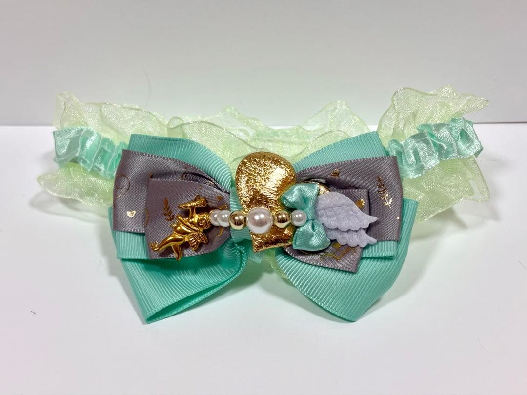 【CANNANA ペット用シュシュ】#27キューピッド(Mサイズ)