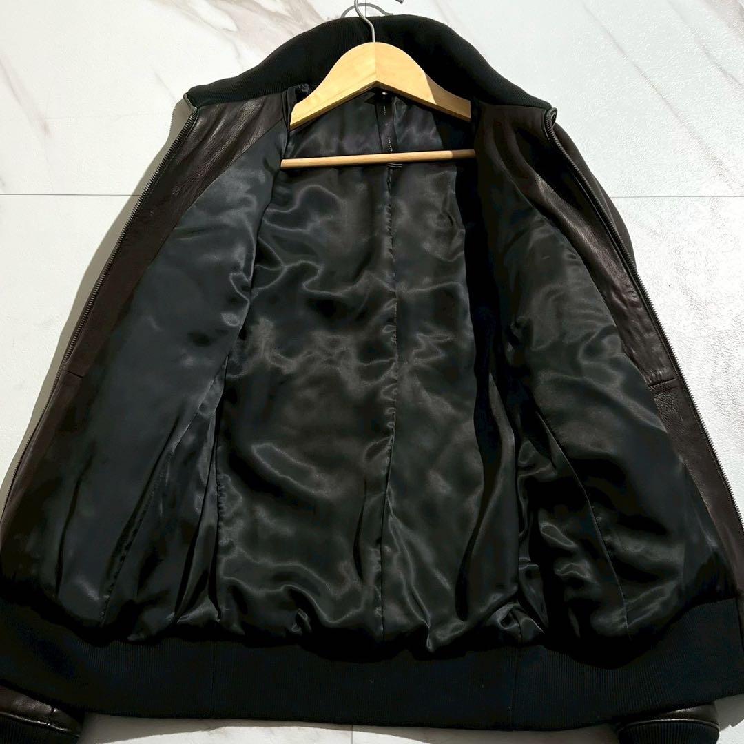 wjk ダブルジェイケイ ラムレザー シングルライダース ジャケット ブラック