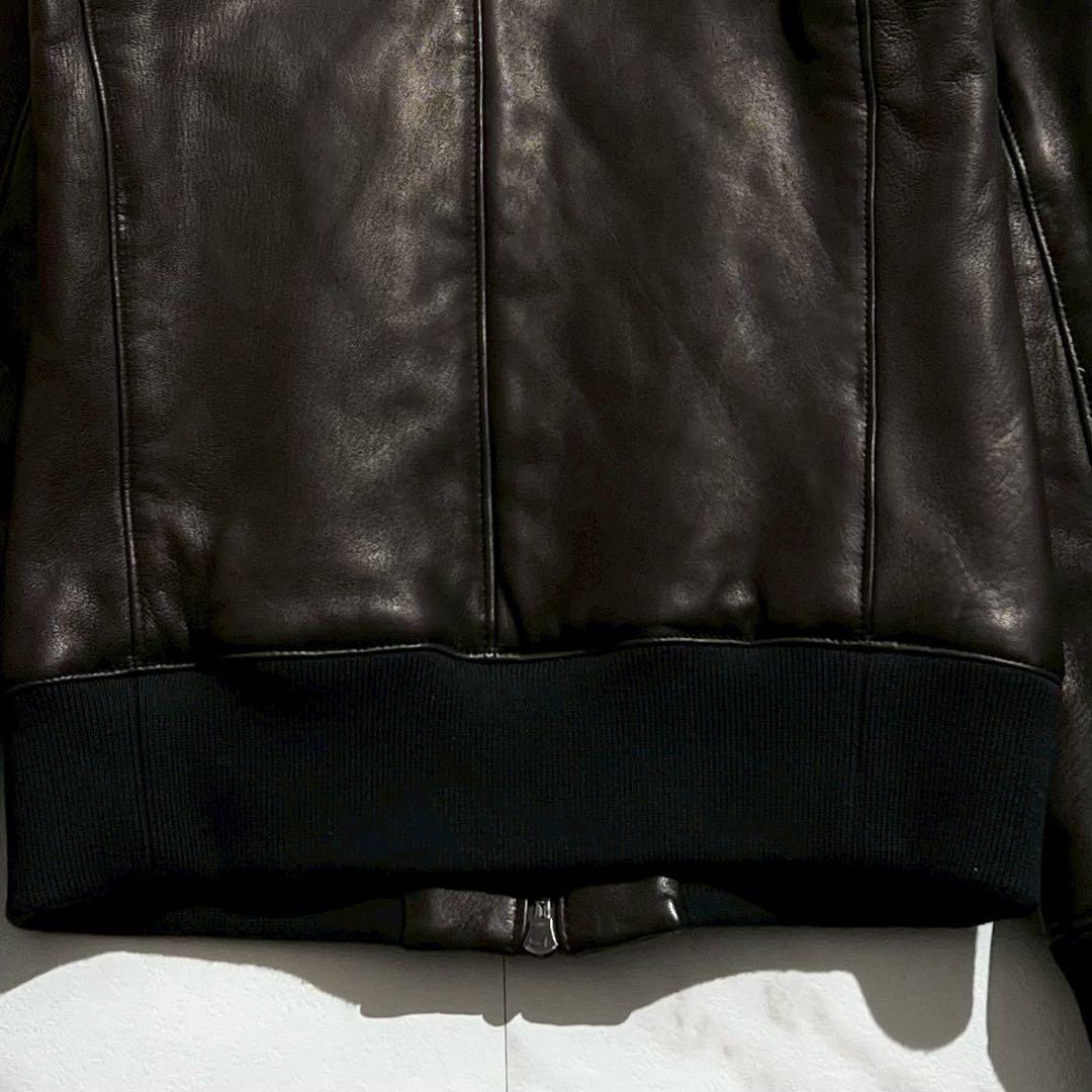 wjk ダブルジェイケイ ラムレザー シングルライダース ジャケット ブラック