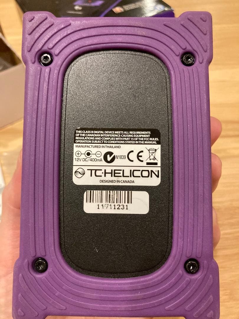 TC Helicon Voicetone X1 アダプター欠品