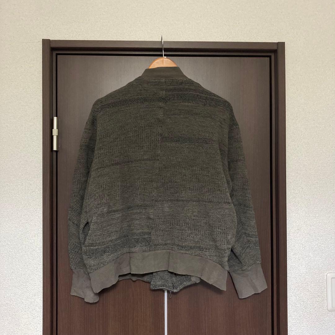 2020AW JULIUS ユリウス ウールジャガードブルゾン M ブラウン