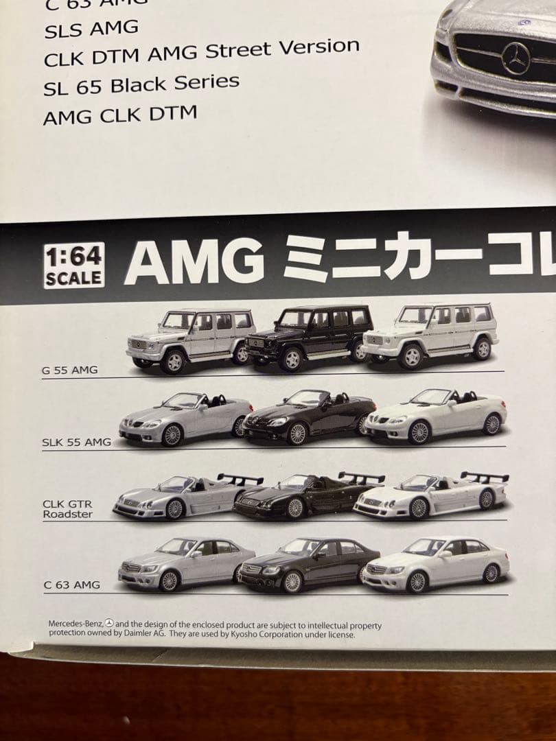 サークルKサンクス限定　AMG ミニカーコレクション 1:64 KYOSHO