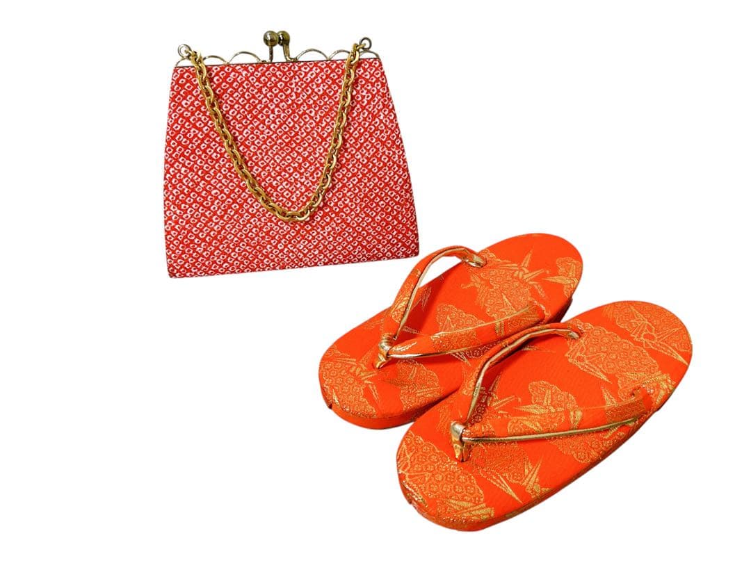 人気の総絞り被布♡七五三　3歳　女の子　フルセット　一式　赤系　正絹