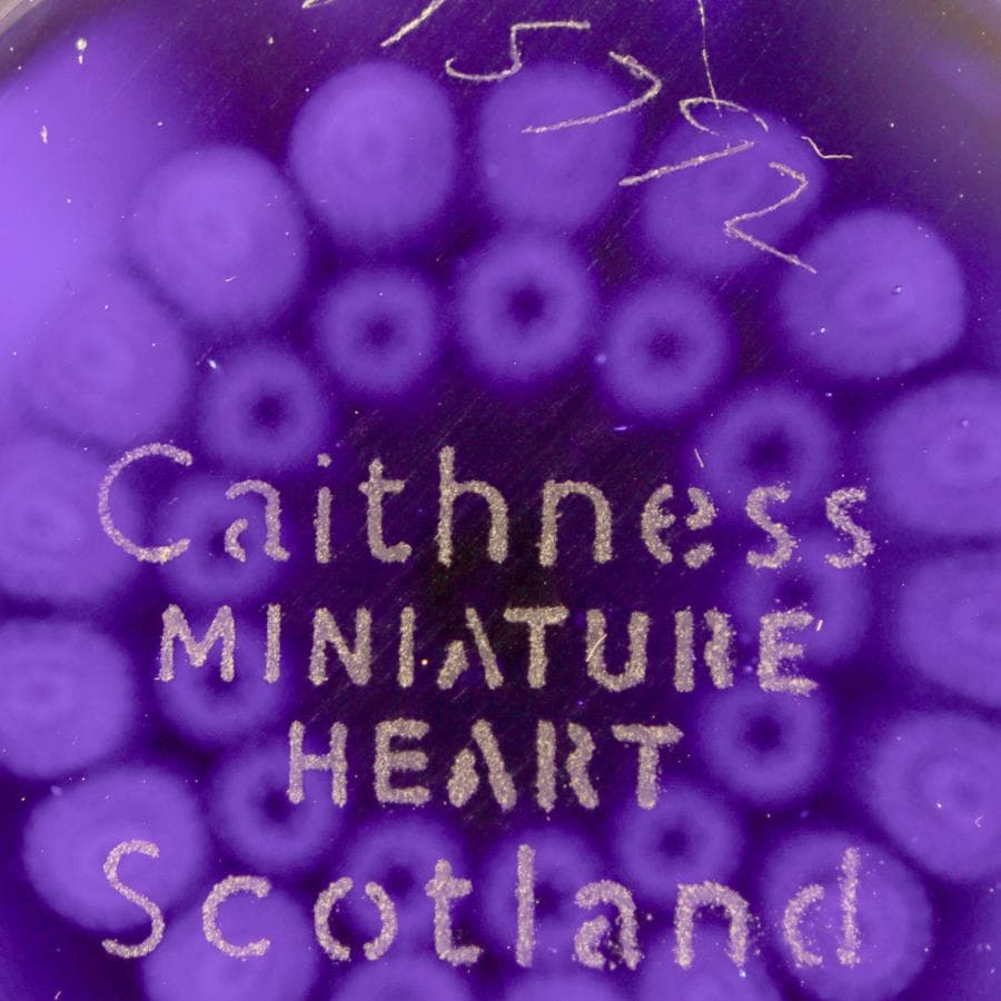 ケイスネス Caithness ミニチュアハート ペーパーウエイト 置物