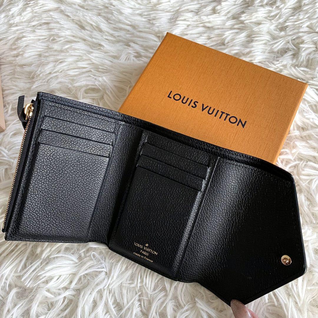 LOUIS VUITTON モノグラムアンプラント ヴィクトリーヌ 折り財布