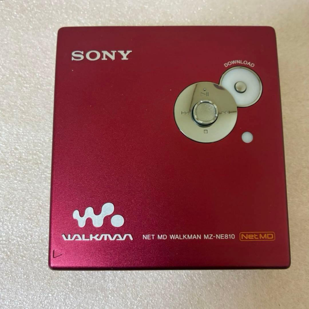 超美品 動作確認済み SONY Net MD ウォークマン MZ-NE810
