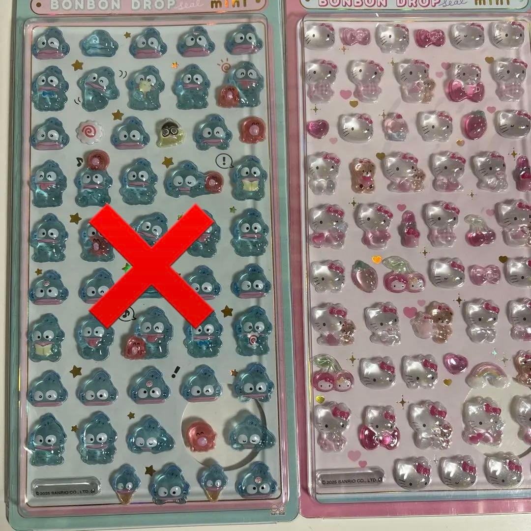 ボンボンドロップ シール・サンリオ6枚セット