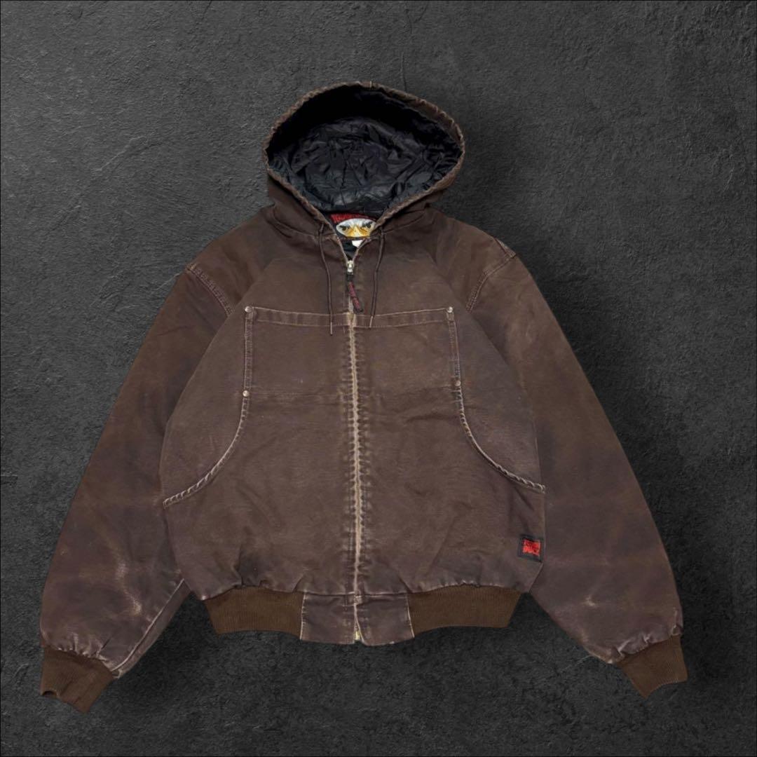 80's TOUGH DUC カナダ製 ダック地 アクティブジャケット XL