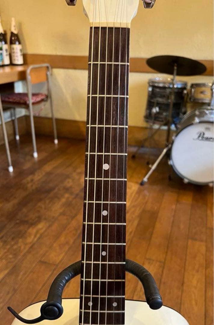 Three S アコースティックギター ホワイト