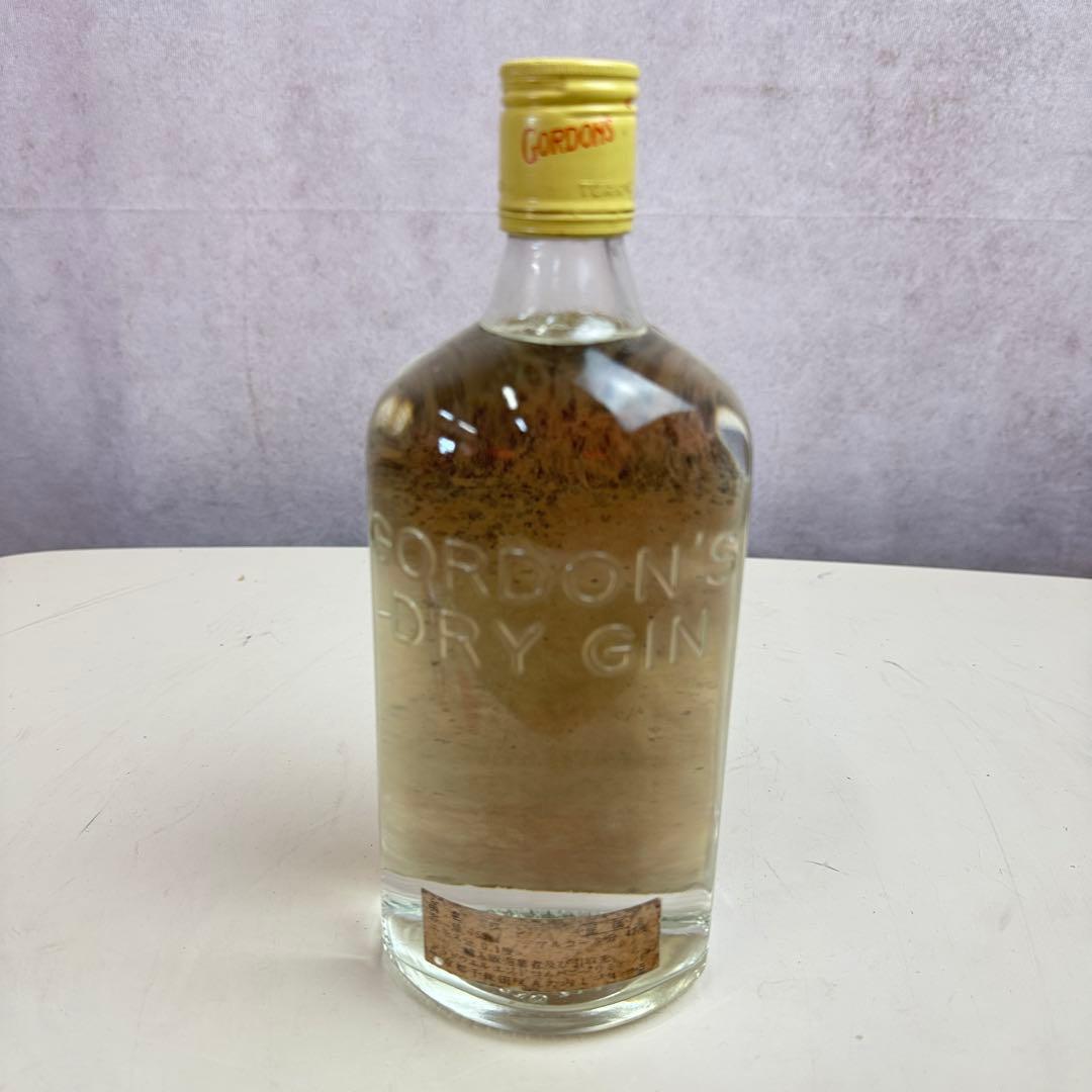 未開栓 GORDONS DRY JIN ゴードン ドライジン 旧ボトル 古酒
