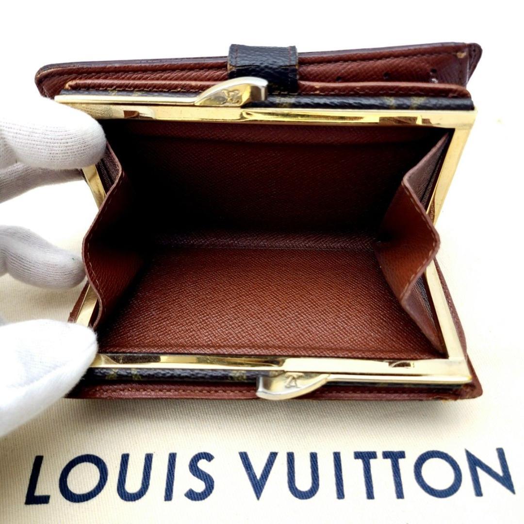 ルイヴィトン 折り財布 モノグラム ポルトモネビエ　ヴィエノワ がま口