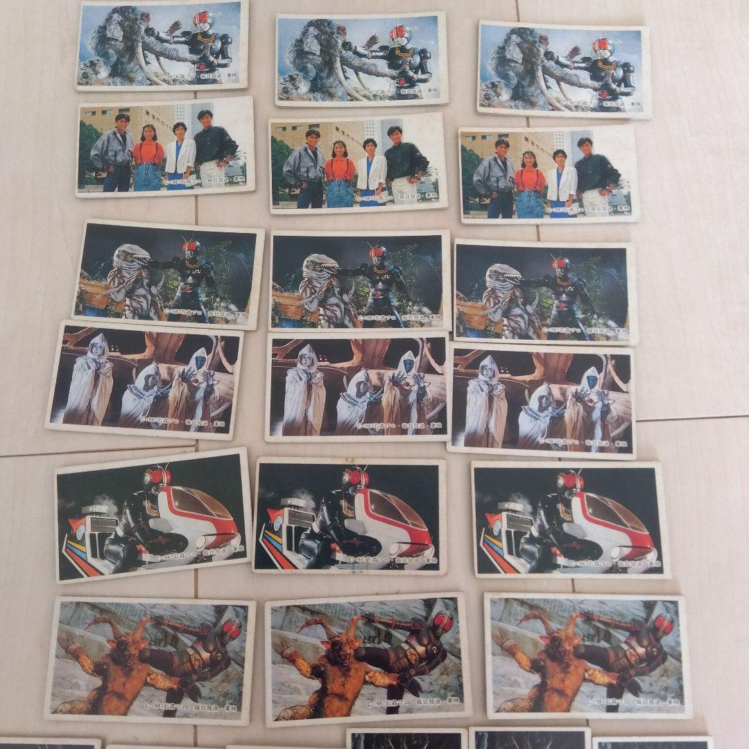 特撮ヒーローカードセット多数