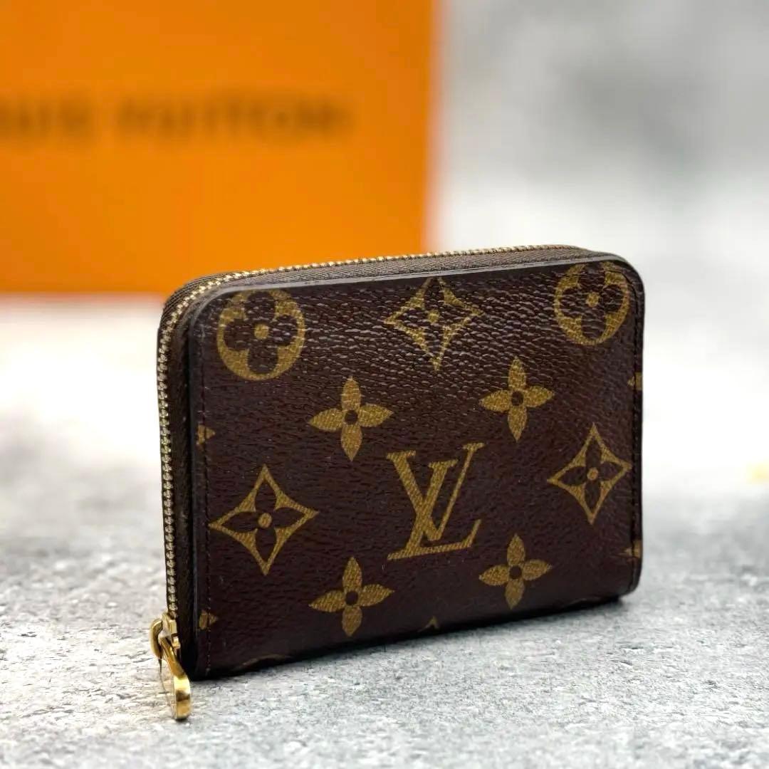 ICタグ ルイヴィトン モノグラム ジッピー パース カードケース　財布