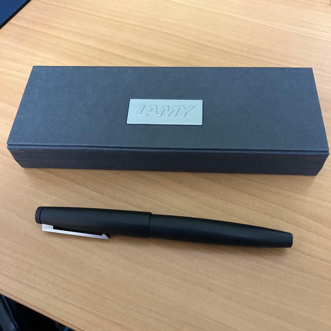 LAMY ラミー2000 万年筆 ブラック 美品 箱付き