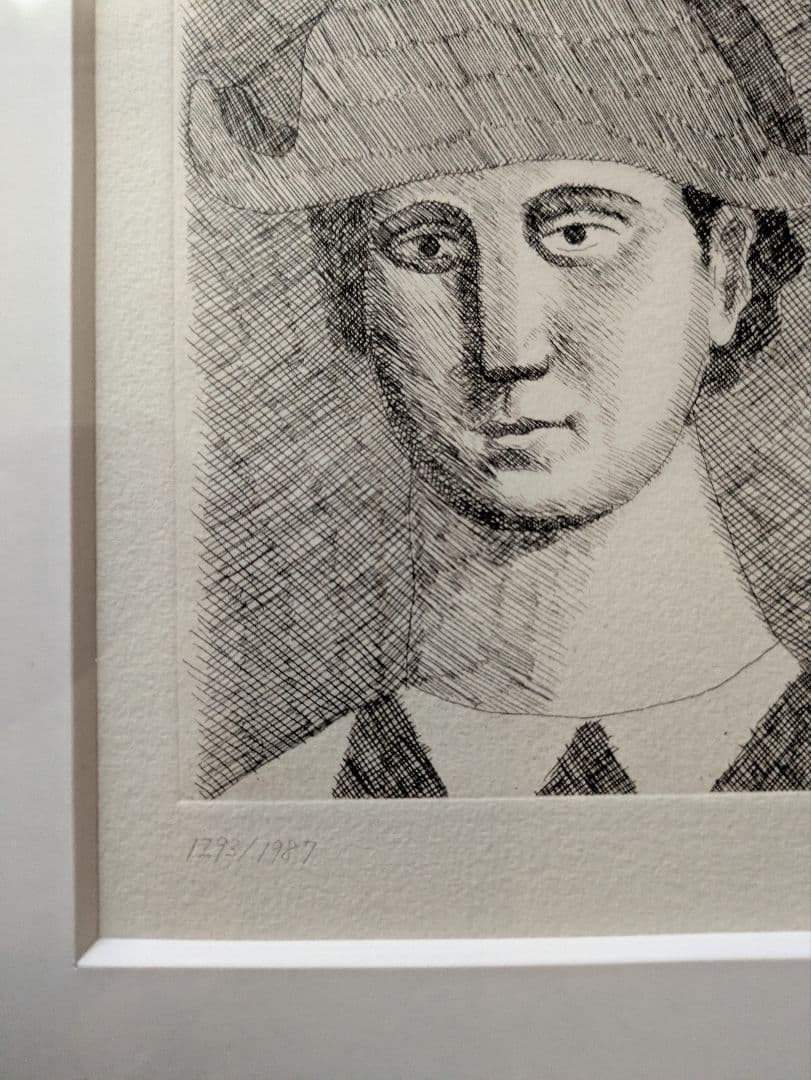 夭折の天才画家・有元利夫の銅版画　1987年展覧会ポスター