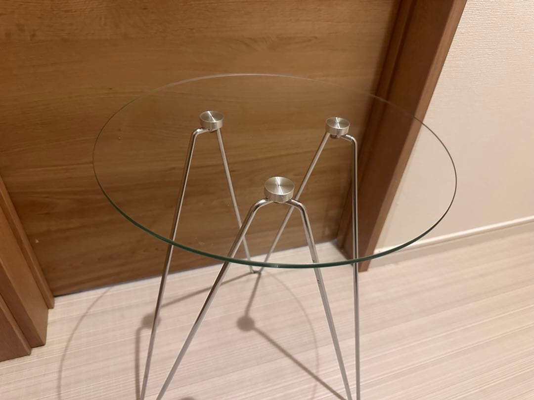 ガラステーブル デザイナー モダン 北欧 ミッドセンチュリー
