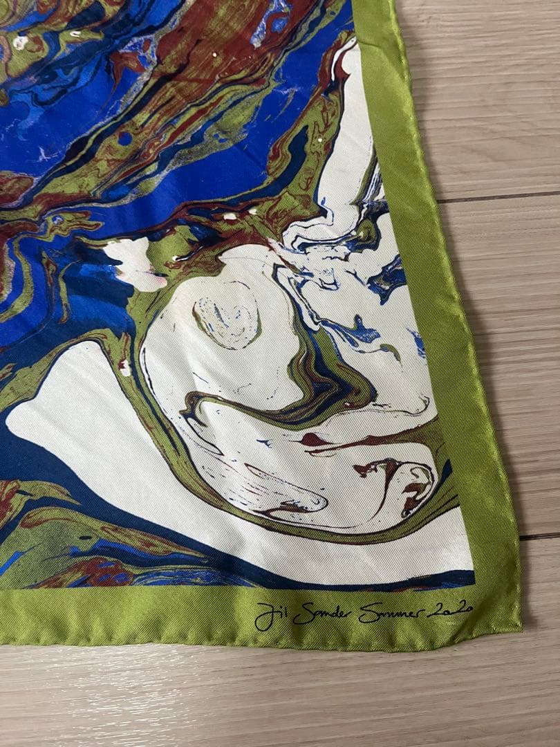 jilsander silk シルクスカーフ　バンダナ