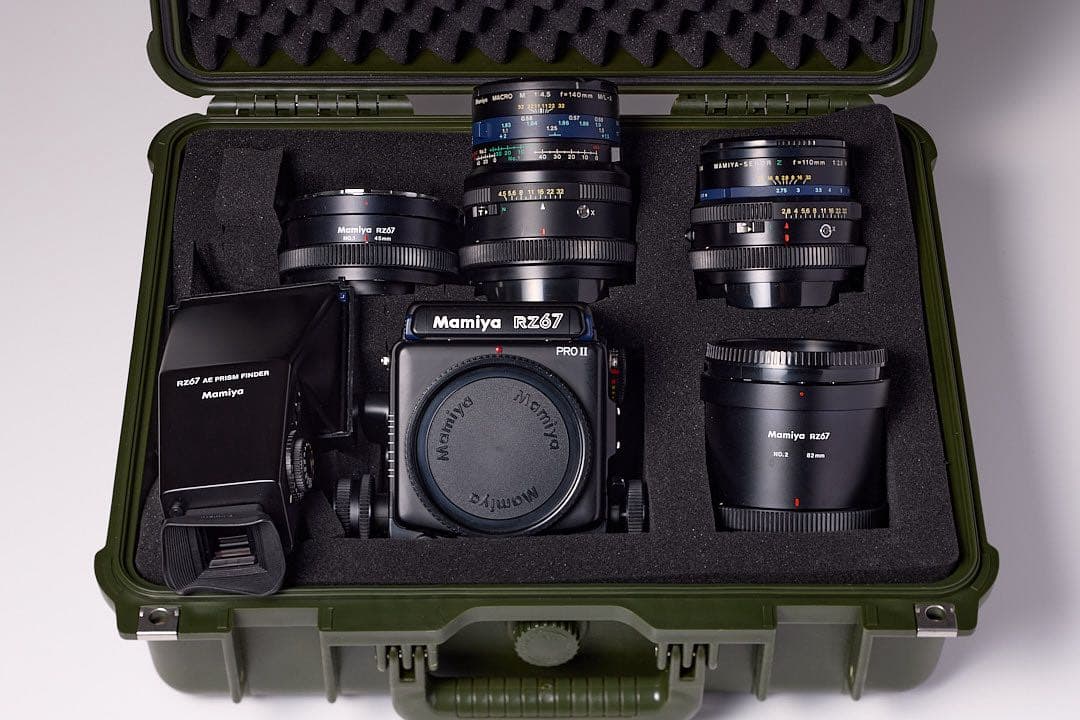 Mamiya RZ67 proⅡ レンズ2本/プリズムファインダー/中間リング