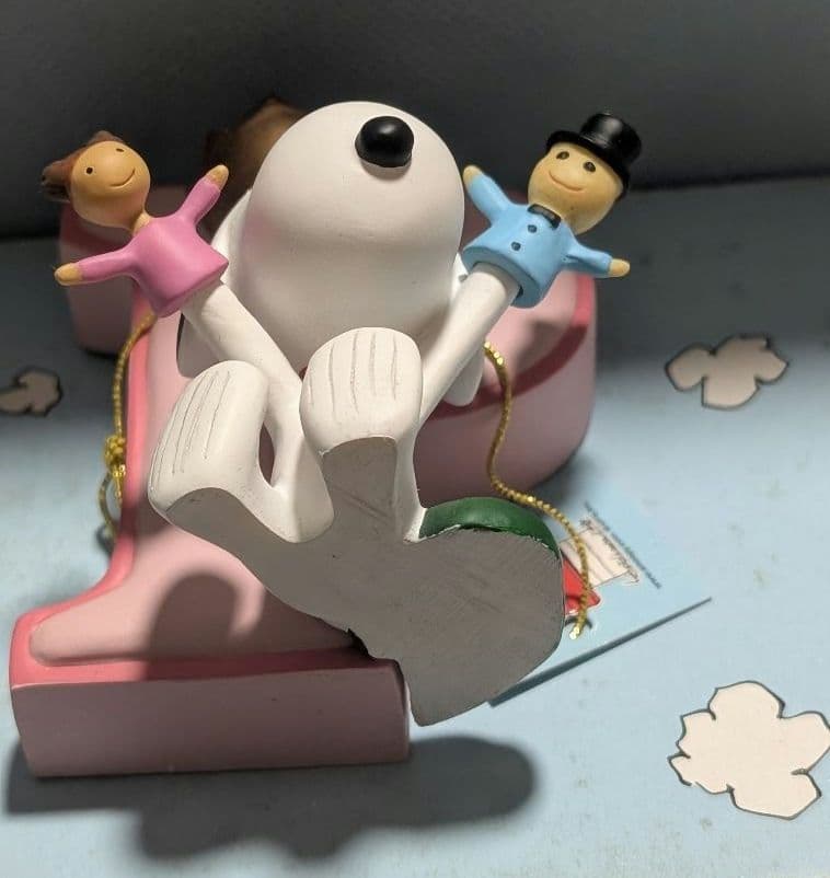激レア！SNOOPY　アルファベットフィギュア（P）タグ付き未使用　レトロ
