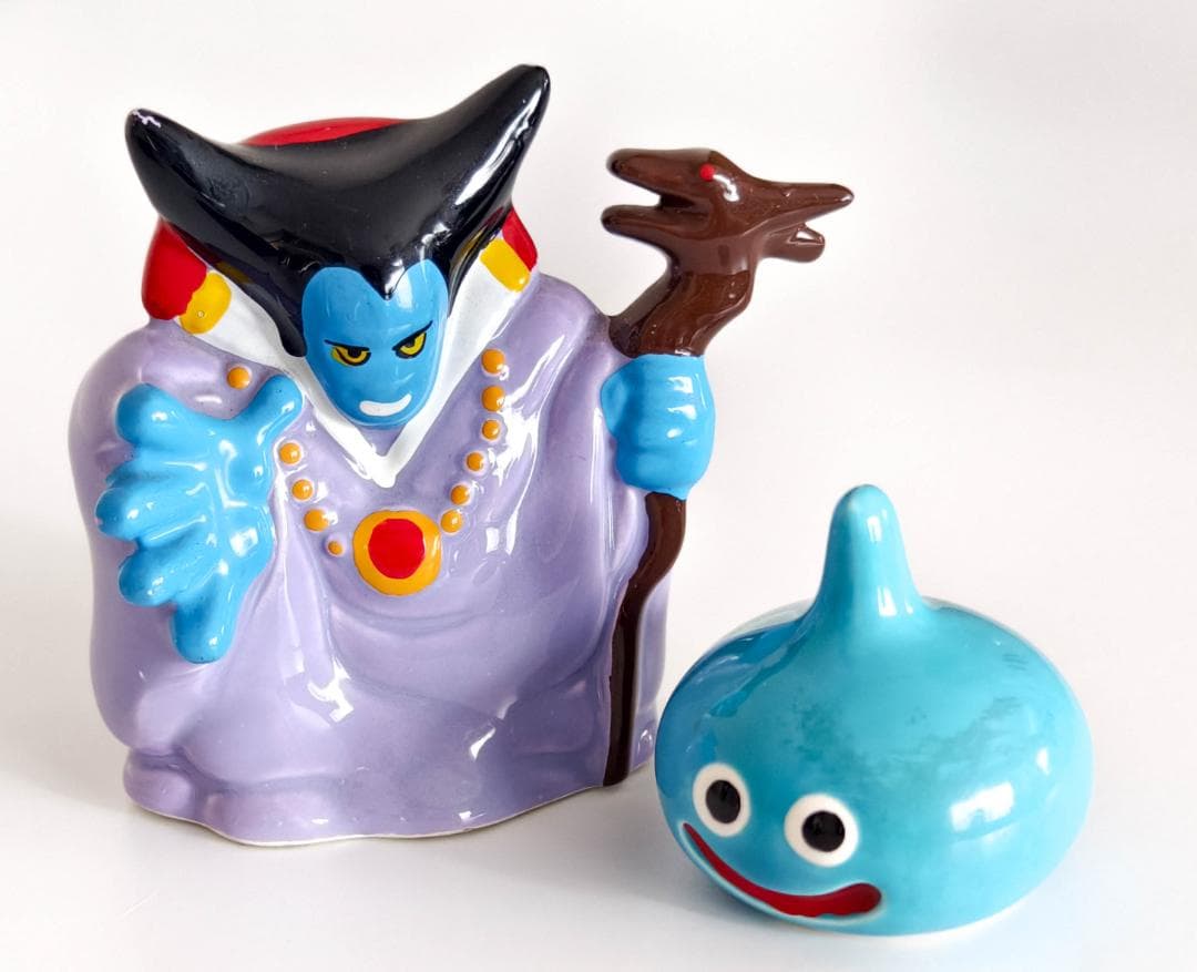 ドラゴンクエスト 陶器人形 竜王&スライム