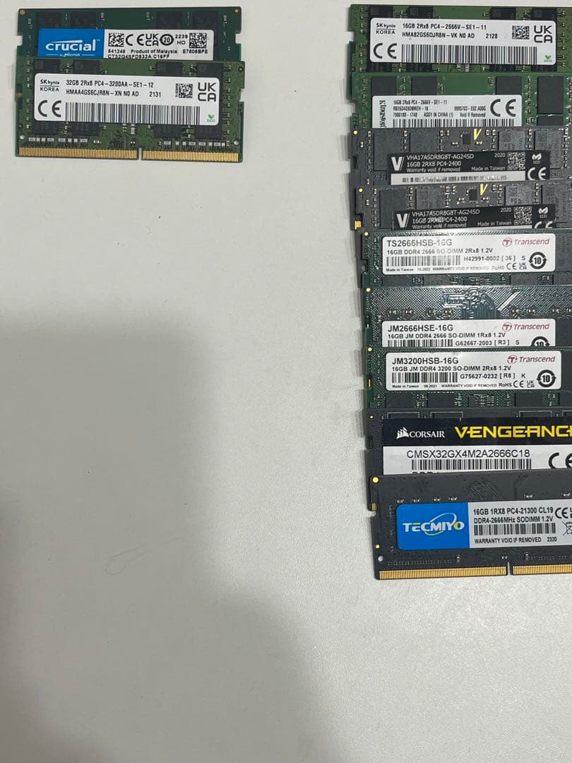 メモリーバラ売り11枚