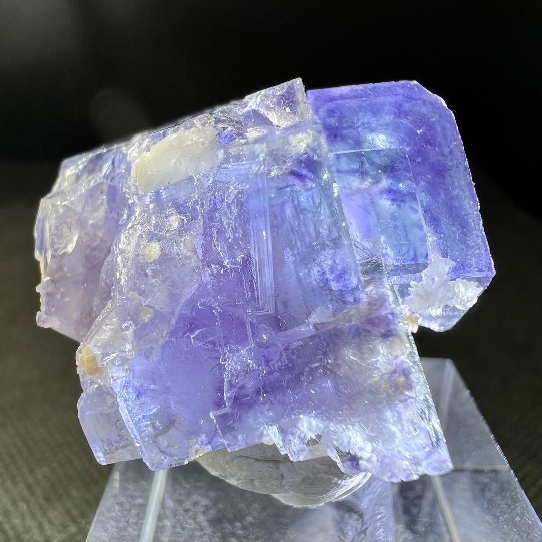 ヤオガンシャン産　パープルゾーニング　ブルーウィンドウ　フローライト