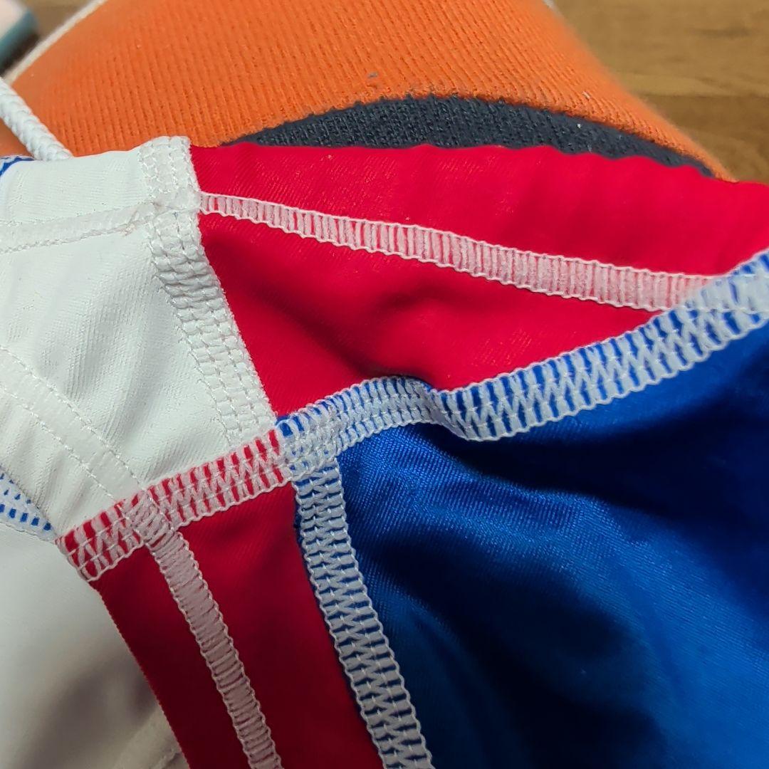 Mizuno 競泳水着 青/白/赤