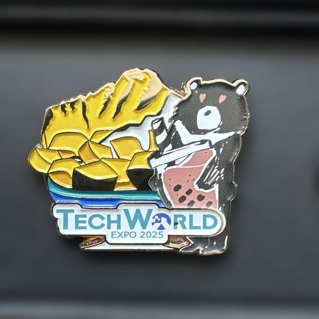 【非売品】TECH WORLD EXPO 2025 ピンバッジ3個セット