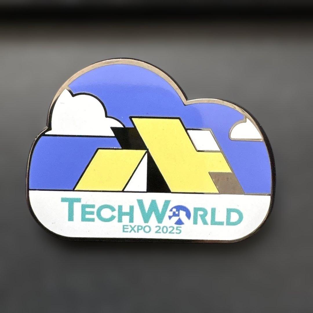 【非売品】TECH WORLD EXPO 2025 ピンバッジ3個セット