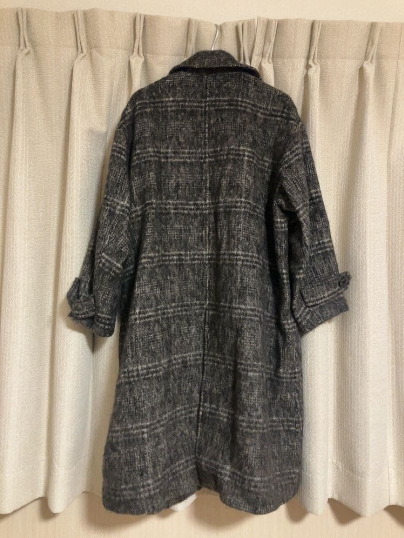 フレームワーク 2023AW シャギーチェックバルカラーコート