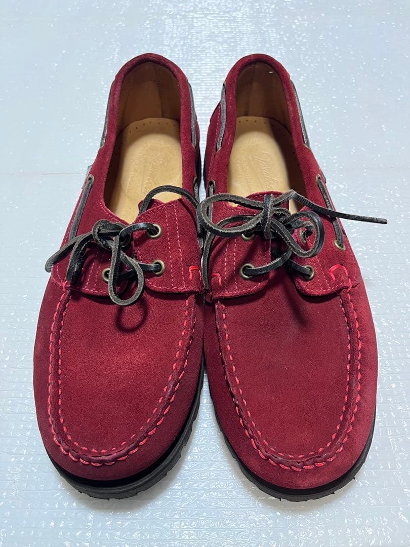 【美品】パラブーツ BEAMS MALO マロ デッキシューズ モカシン