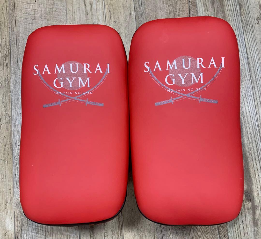 SAMURAI GYM キックミット 赤/黒 新品 【値下げ交渉不可】